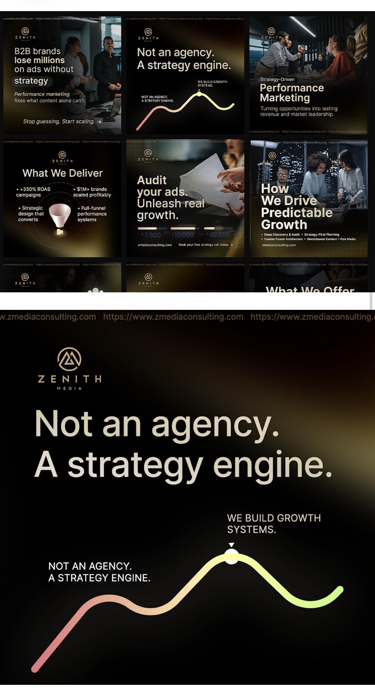 Zenith Media strategy-engine campaign visual